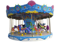 Веселые детей на открытом воздухе идут езда Кароузел круга/лошади для парка атракционов масленицы поставщик